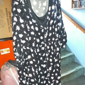 Torrid Floral Sheer Tunic Dress